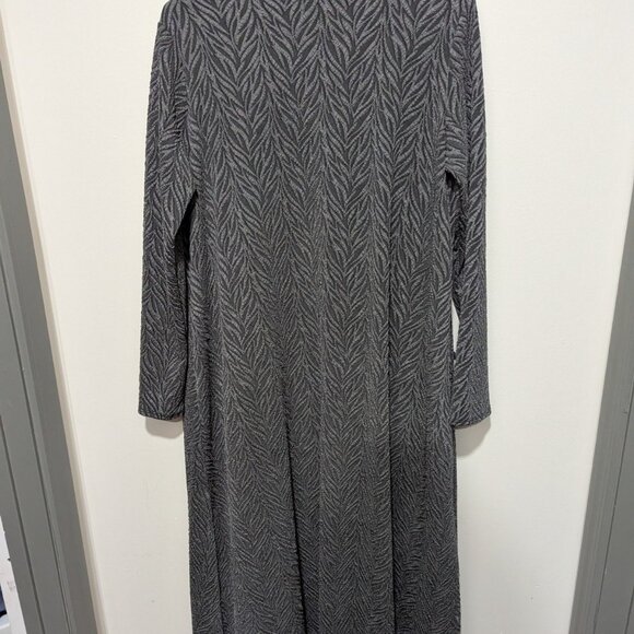 LuLaRoe Womens Grey Knit Long Sleeve Sarah Open Front Duster Cardigan M - Picture 3 of 3